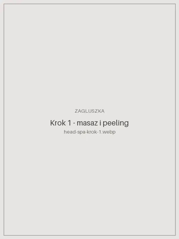 Head Spa Sopot – masaż skóry głowy